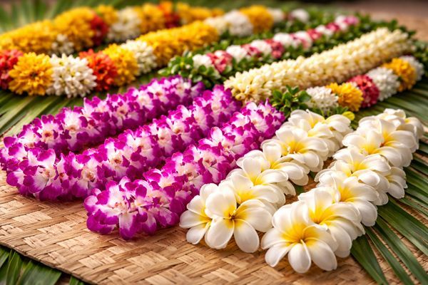 Hawaiian lei greeting